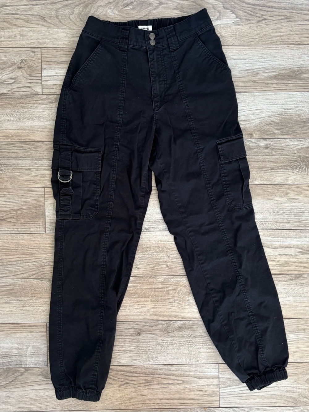 Garage Black Cargo Pants